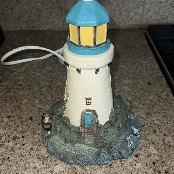 Other - Vtg Lighthouse Resin Table Lamp, Nautical theme, Beach house Coastal Decor